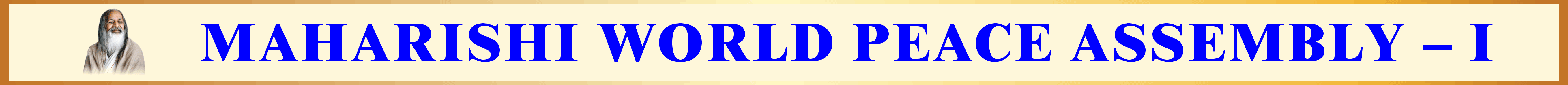 Maharishi World Peace Movement